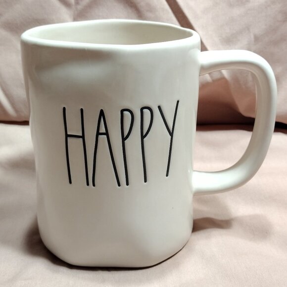Rae Dunn Other - Rae Dunn || "Happy" Ceramic Mug 18oz